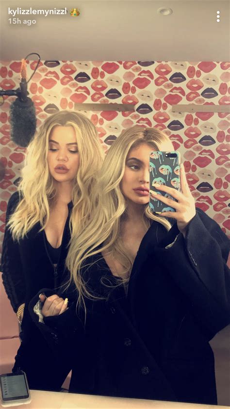 kylie jenner debuts blonde hair for shoot with khloe kardashian teen vogue