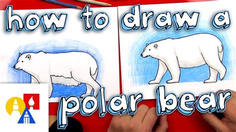 How To Draw A Polar Bear Realistic Youtube