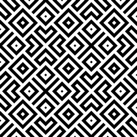 Vector Seamless Pattern Modern Stylish Texture Repeating Geometric