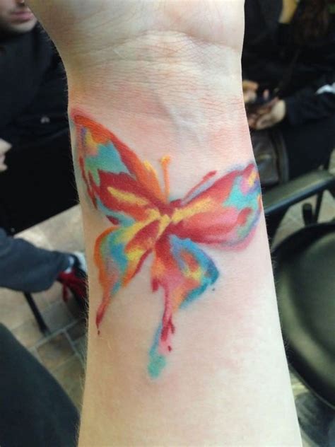 Sweet small butterfly tattoo on wrist. 80 Fantastic Butterflies Wrist Tattoos Design