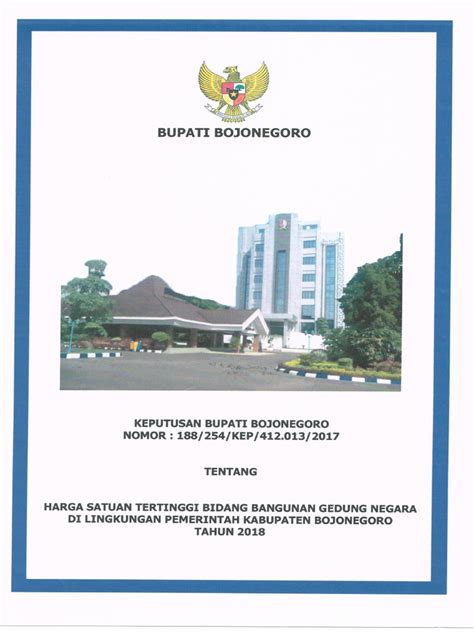 Description daftar harga satuan bahan bangunan. Keputusan Bupati Bojonegoro Tentang Harga Satuan Tertinggi ...