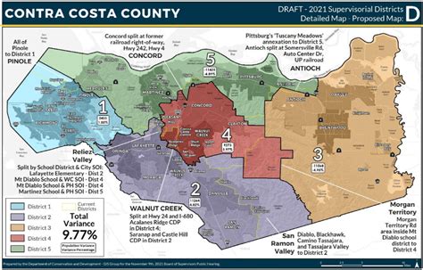 With Minimal Public Input Contra Costa Supervisors Choose Redistricting