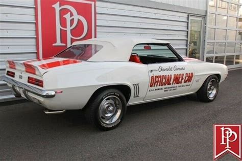 1969 Chevrolet Camaro Rsss Convertible Z11 Indy Pace Car 4553 Miles Dover White For Sale