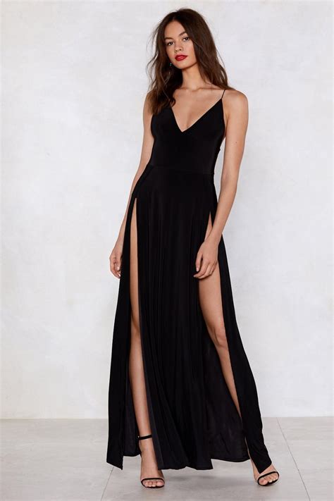 slit by slit maxi dress nasty gal