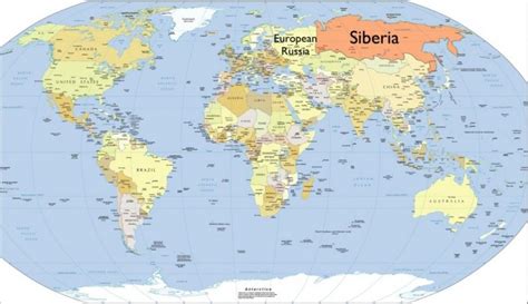 Siberia Mapa Mapa