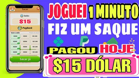 Vazou App De Jogo Que Ganha Dinheiro De Verdade Via Pix E Paypal App Pagando Youtube