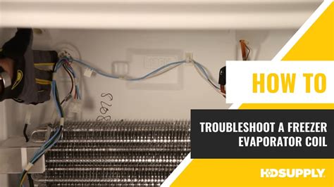 How To Troubleshoot A Freezer Evaporator Coil Hd Supply Youtube