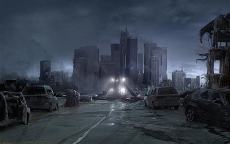 Destroyed City Backgrounds Wallpaper Cave