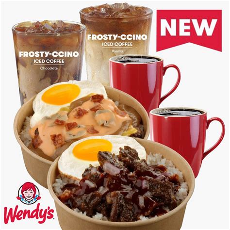 Wake Up To Wendys New Breakfast Rice Bowls And Creamy Frosty Ccino News Udenna Group