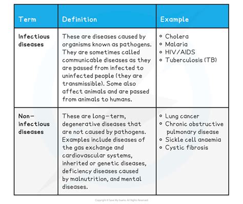 Cie A Level Biology复习笔记1011 Infectious Diseases 翰林国际教育