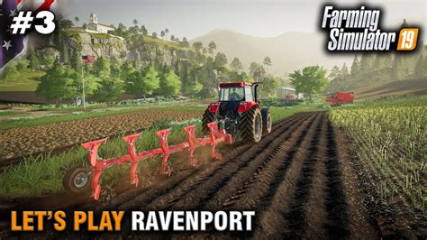 Lets Play Farming Simulator 19 Ravenport 3 Extending Our Fields Youtube