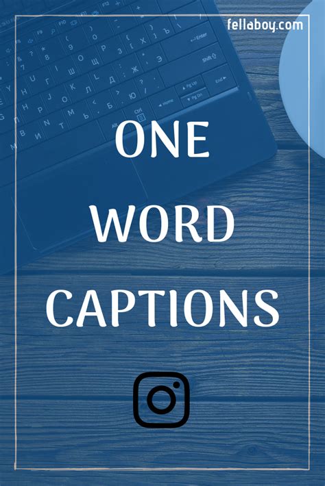 These short cute captions will surely amp up your facebook dp! One Word Captions for Instagram | One word instagram ...