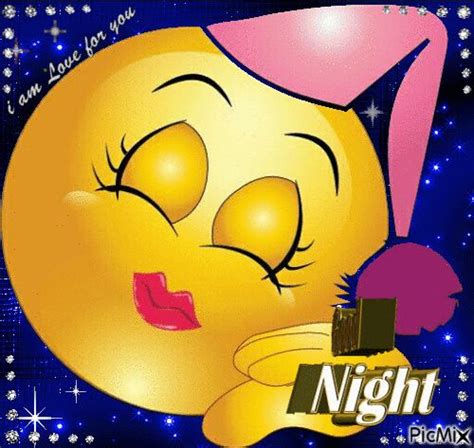 Good Night Autome S Good Night Smiley Emoji Emoji