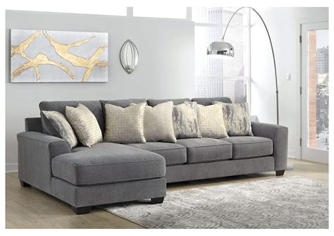 Castano Jewel 2 Piece Laf Chaise Sectional Ashley Furniture Homestore