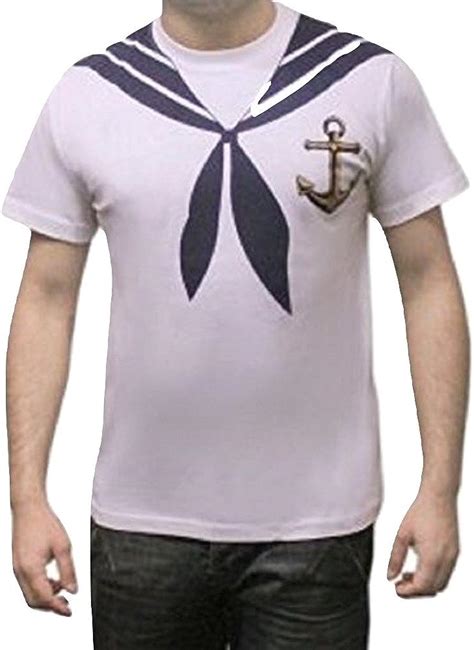 Sailor Man Print T Shirt Size Small To Xl Uk Clothing