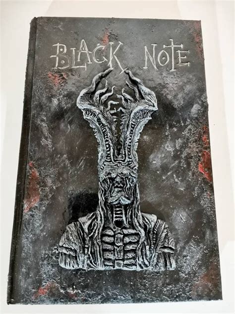 Creepy Black Note Sketchbook For Drawing Dark Art Notebook Etsy