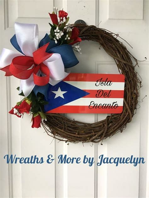 5 out of 5 stars. Puerto Rico Wreath, Puerto Rican Wreath, Puerto Rico Home ...
