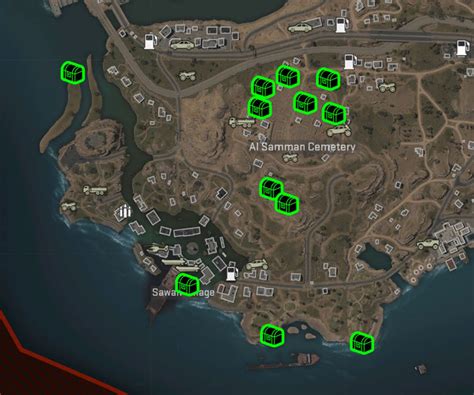 All Warzone Hidden Cache Places Map Starfield