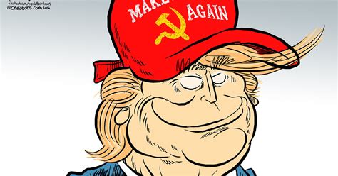 Dishonest Cartoons Of Donald Trump Sad
