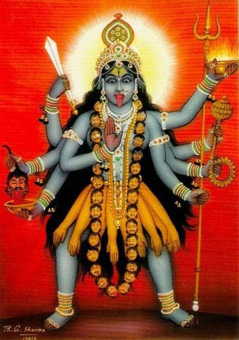 Shree Mahakali Mataji Pavagadh Indian Goddess Kali Kali Goddess