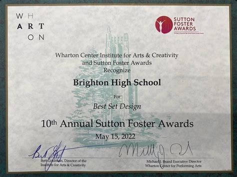 Whmi 935 Local News Brighton High School Musical Theater Wins Award