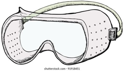Barrel with a few symbols. Safety Goggles Cartoon Drawing - HSE Images & Videos Gallery