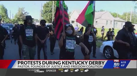 Fox59 News This Morning Protests During Kentucky Derby Youtube