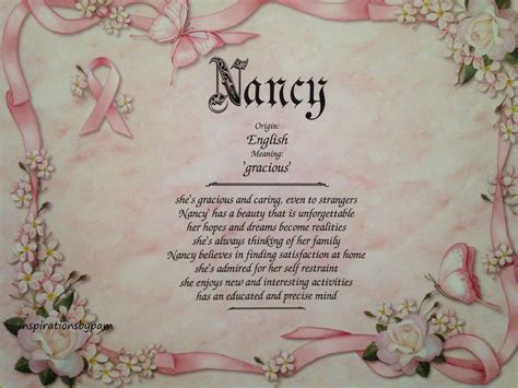 Nancy First Name Meaning Art Print-Name | Etsy | First name meaning, Names with meaning, Nancy name