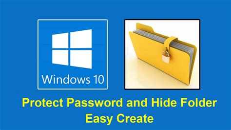 Provide overall protection to your data in local disk and external disk. How to create password protect folder in windows 10/8/7 ...