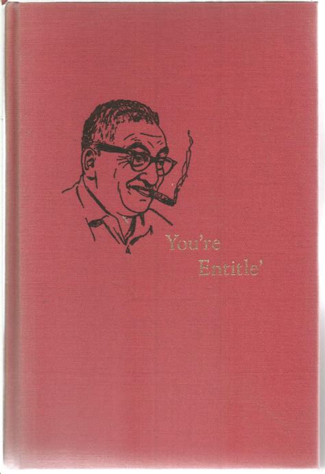 Youre Entitle By Golden Harry Hardcover 1962 First Edition