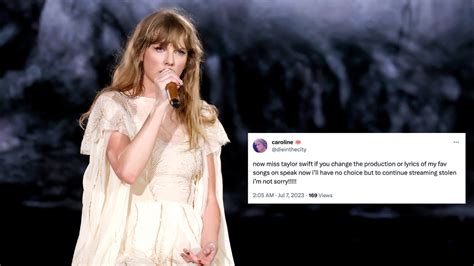 Taylor Swift Changes Lyrics In Speak Now Taylors Version