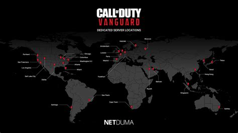 Call Of Duty Vanguard Server Locations Netduma
