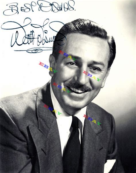 Walt Disney Autographed Signed 8x10 Photo Reprint Ebay