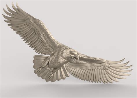 Flying Eagle 3d Stl Models For Artcam And Aspire