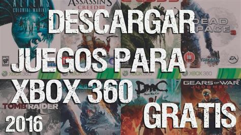 Los juegos para xbox 360 tienen algo para todos los miembros de la familia. Descargar Juegos para Xbox 360 Gratis 2018, en español ...