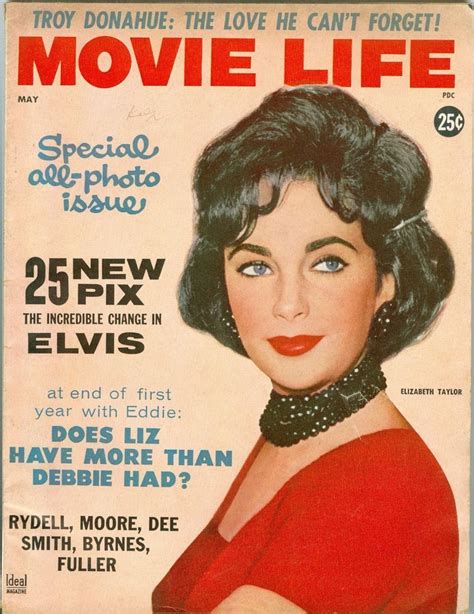 Elizabeth Taylor Cover Movie Life Magazine 1960 Marilyn Monroe Elvis