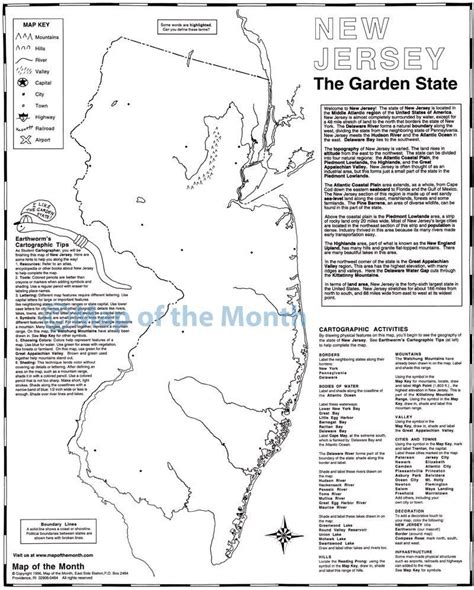 Map Of New Jersey Large Color Map Map
