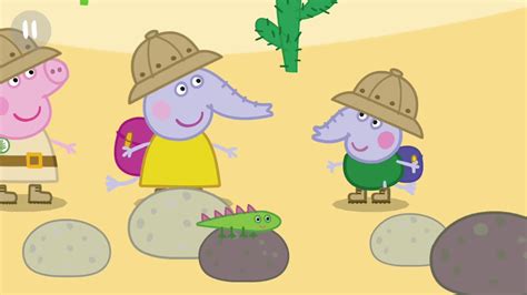Peppa Visits Emily And Edmond Elephant In The Desert Youtube
