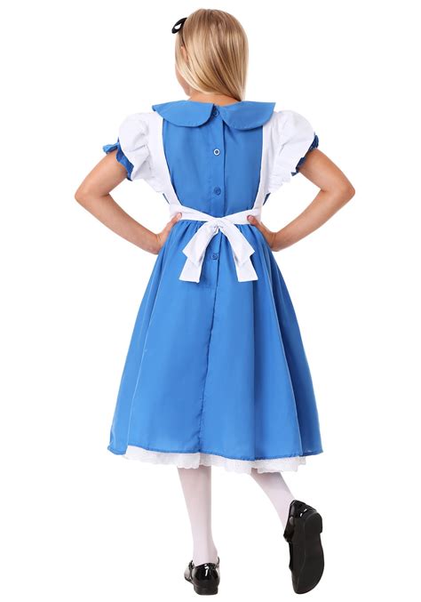 Costumes Reenactment Theatre Kids Child Alice In Wonderland Dress