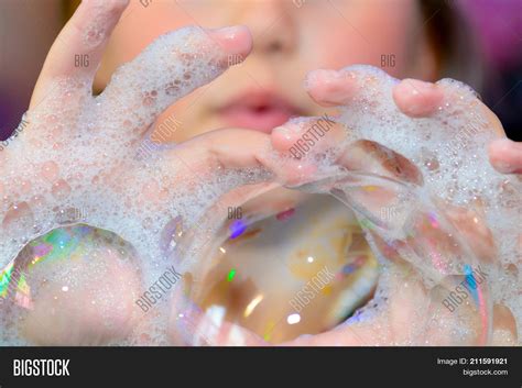 Soap Bubbles Blown By Image And Photo Free Trial Bigstock