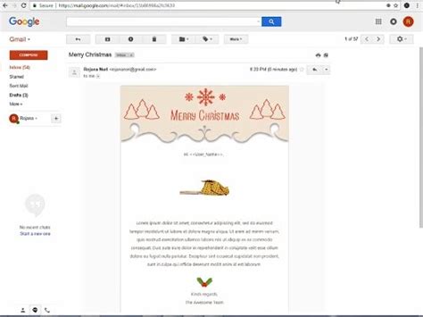 You can leave the subject and to fields. How to make an email template in gmail ♥ Creating email ...