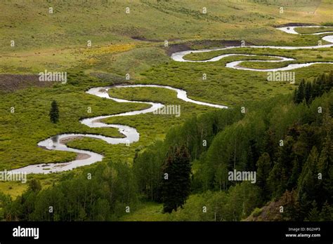 Classic Meanders On East River In Grand Mesa Uncompahgre Gunnison