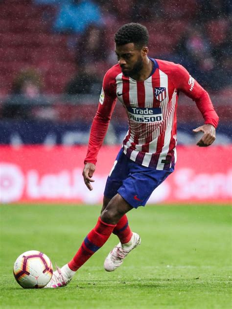 Thomas Lemar of Atletico Madrid during the La Liga Santander match
