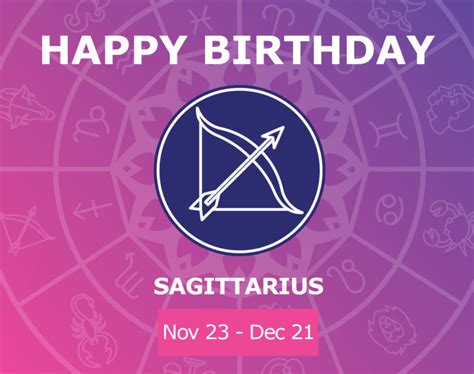 Oracloo Happy Birthday Sagittarius Oracloo