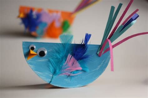 Paper Plate Bird Craft For Kids Easy And So Cute