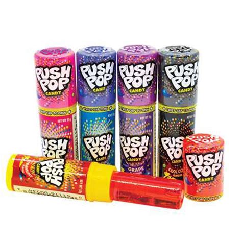 Push Pop Candy Halloween Trick Or Treat Party Favours Push Pop 15g In