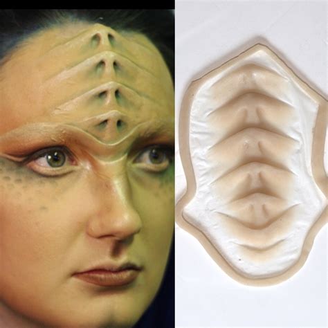 Alien Prothetik Sfx Makeup Silikongerät Halloween Etsyde