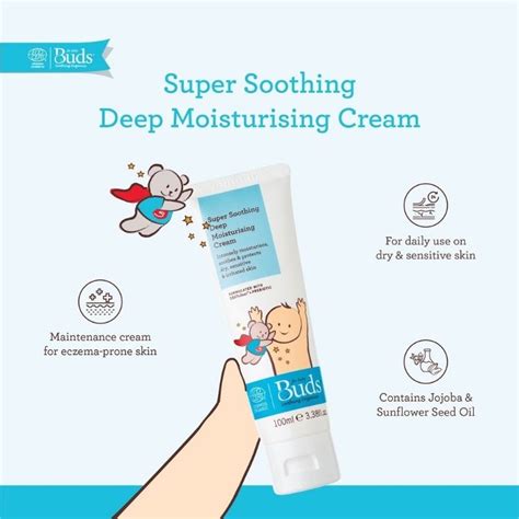 Buds Organics Super Soothing Deep Moisturising Cream 100ml Shopee