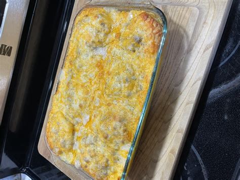 Breakfast Casserole With Biscuits And Gravy Allrecipes