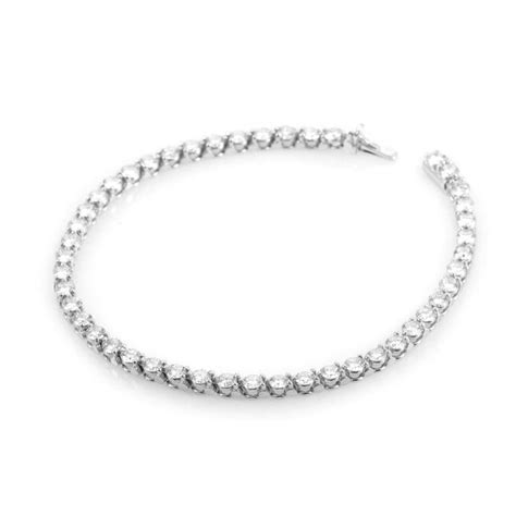 Also set sale alerts and shop exclusive offers only on shopstyle. Cartier Platinum & Diamond Tennis Bracelet #Cartier ...